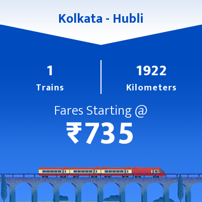 Kolkata To Hubli Trains